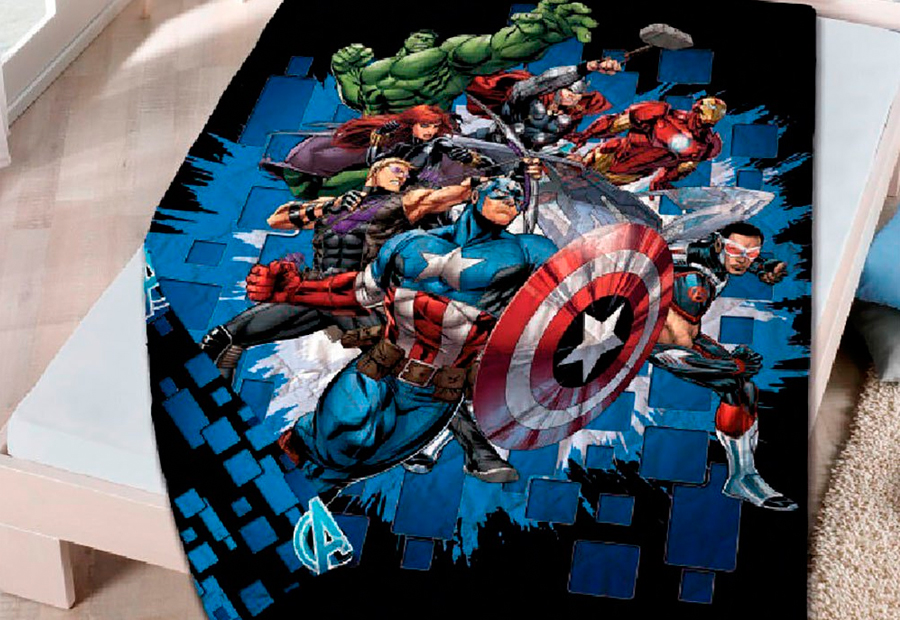 Loza de barro Transparentemente Puntero Edredón Nórdico Avengers - Marvel - 180X260 - Rincón Textil