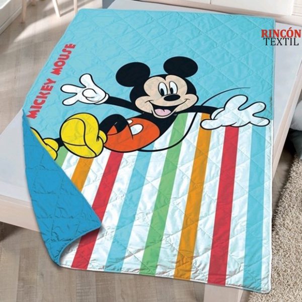 Colcha Bouti Mickey Stripes