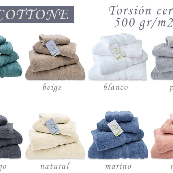 Toallas Ecocottone Algodón Puro