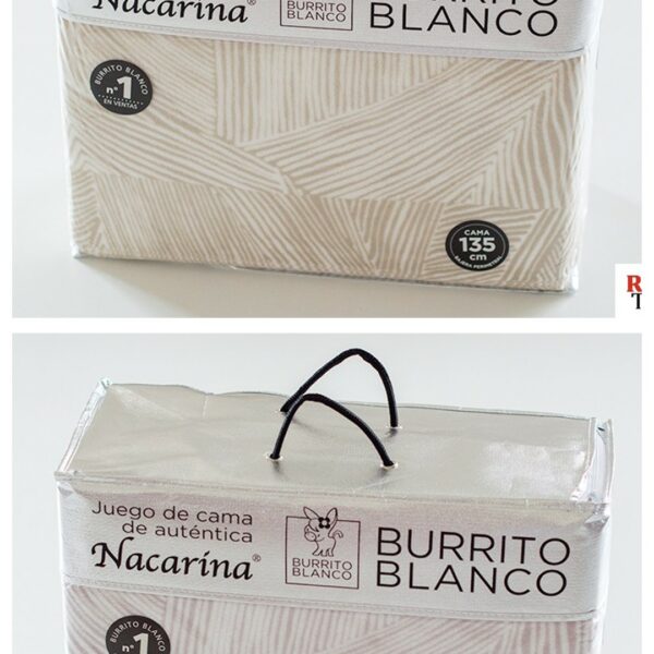 Sábana Nacarina Burrito Blanco 028