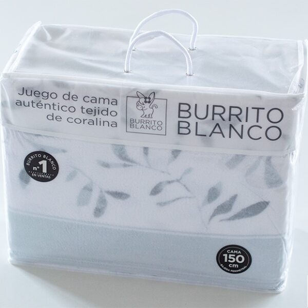 Sábana Coralina Burrito Blanco 987