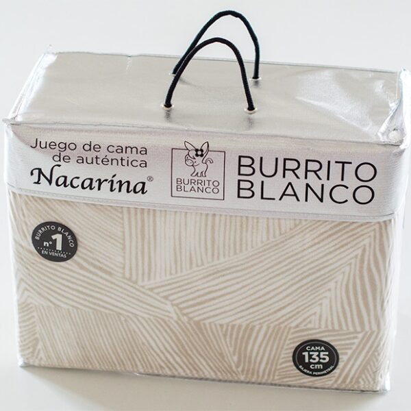 Sábana Nacarina Burrito Blanco 028