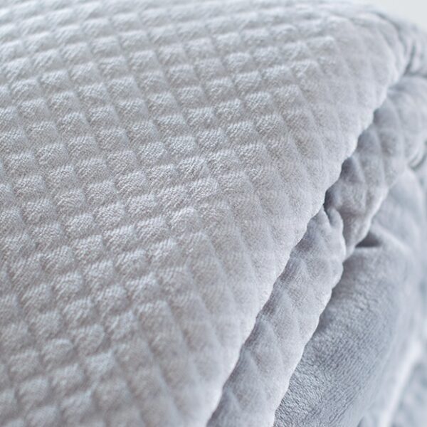 Comforter Sherpa Kubic Gris