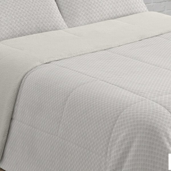 Comforter Sherpa Kubic Gris