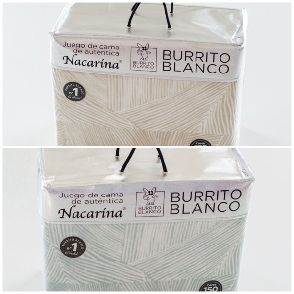 Sábana Nacarina Burrito Blanco 028