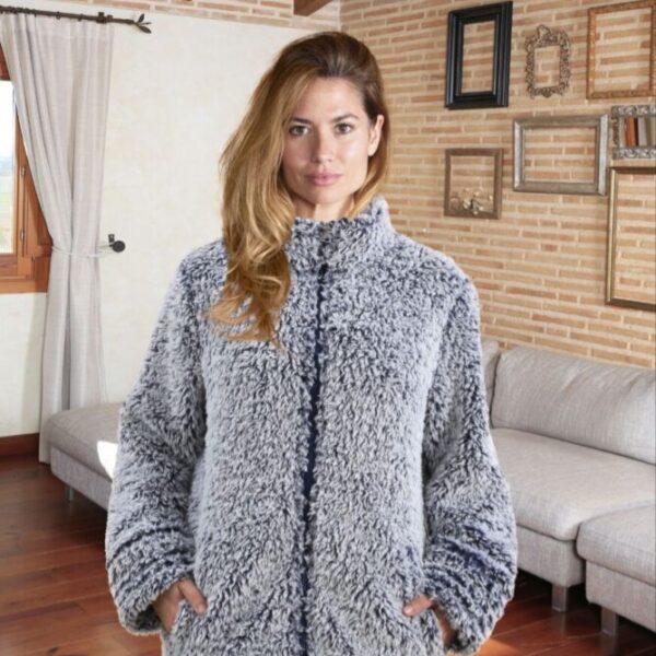 Chaqueta Sherpa Violeta