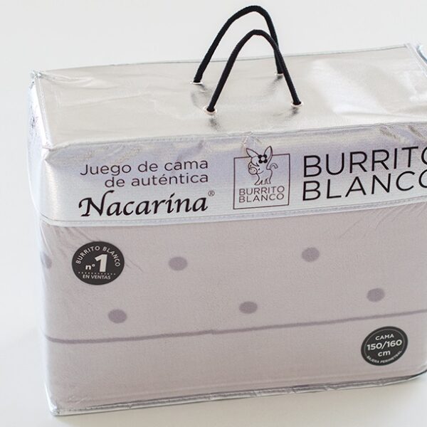 Sábana Nacarina Burrito Blanco 030