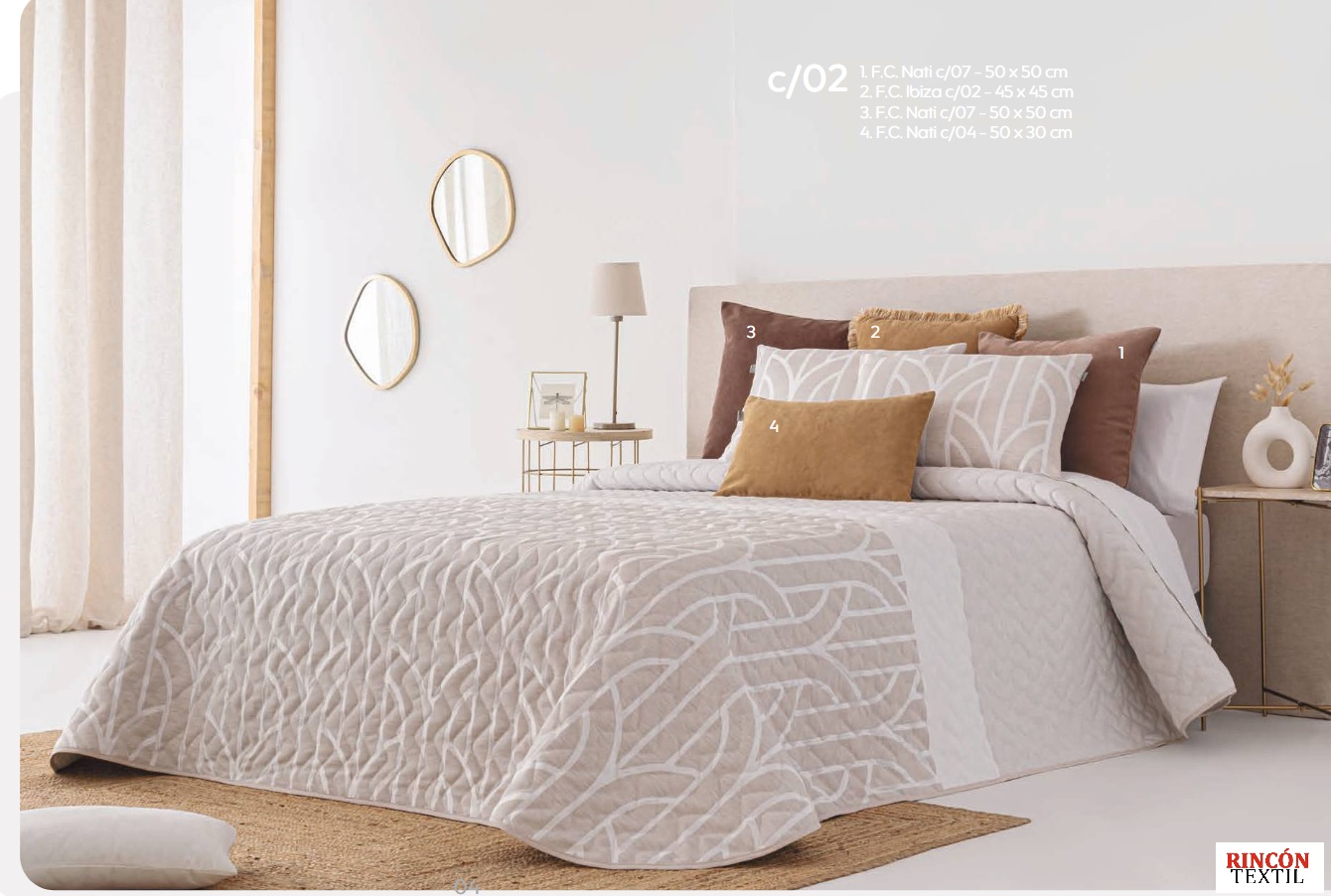 Colcha Bouti Sandeco Foresa Colcha Bouti Sandeco Foresa